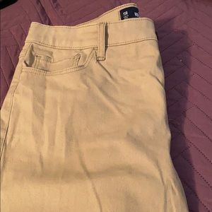 Tan work pants from Hollister